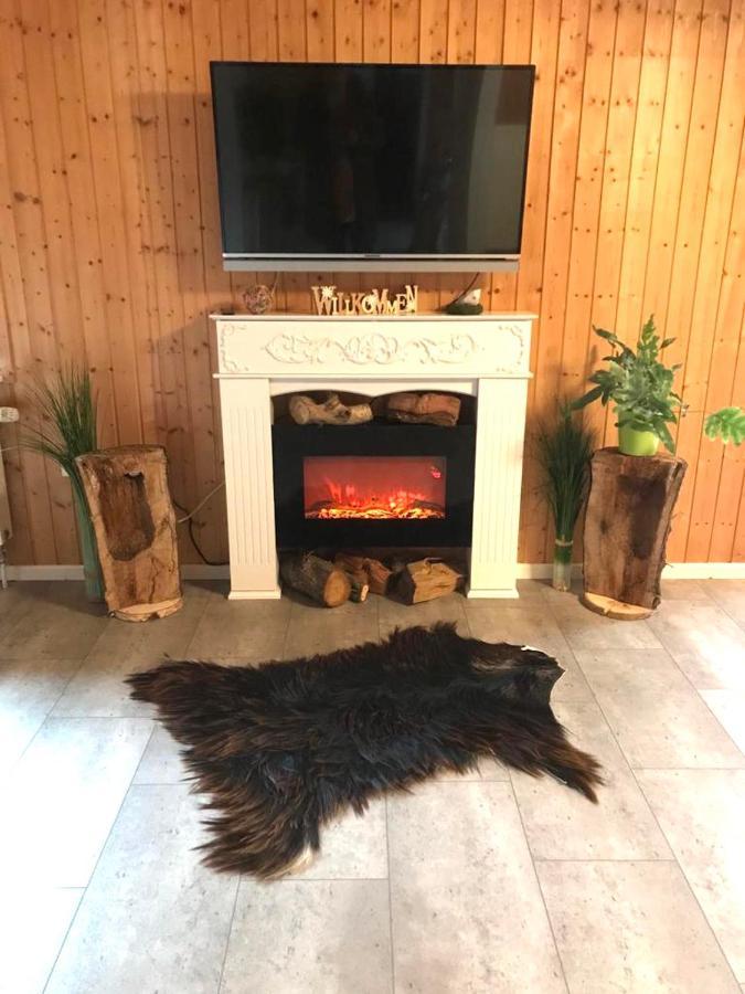 Kranich-Holzferienhaus 'Kleine Auszeit' Rehden Buitenkant foto
