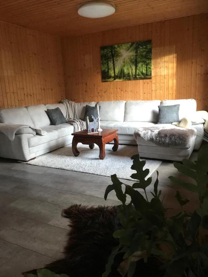 Kranich-Holzferienhaus 'Kleine Auszeit' Rehden Buitenkant foto