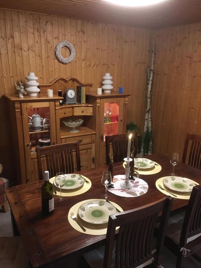 Kranich-Holzferienhaus 'Kleine Auszeit' Rehden Buitenkant foto