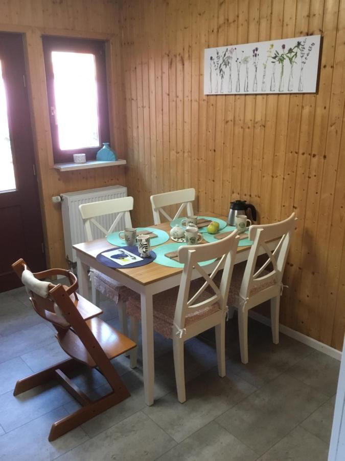 Kranich-Holzferienhaus 'Kleine Auszeit' Rehden Buitenkant foto