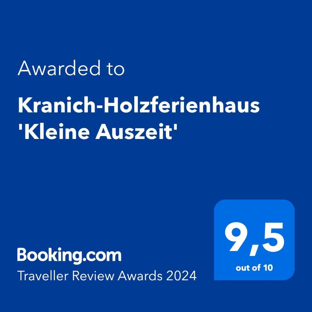 Kranich-Holzferienhaus 'Kleine Auszeit' Rehden Buitenkant foto